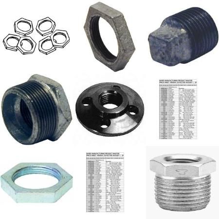 Picture for category Plugs, Bushings, Caps, Locknuts, Flanges - MI & CI